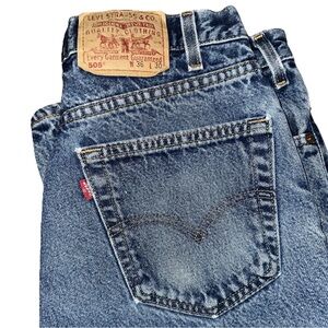 Vintage Levi 505 Jeans 36x30 Denim Made In USA
